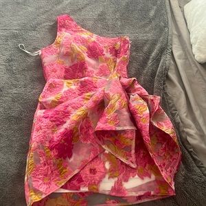 Pink floral dress - size 10 Reverse brand